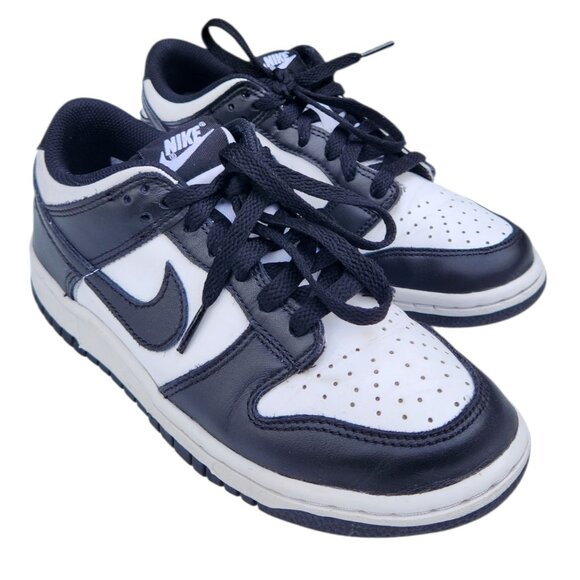 Nike Dunk Low Retro CW1590-100 White Black Panda Sneakers Size 5Y - Picture 1 of 11